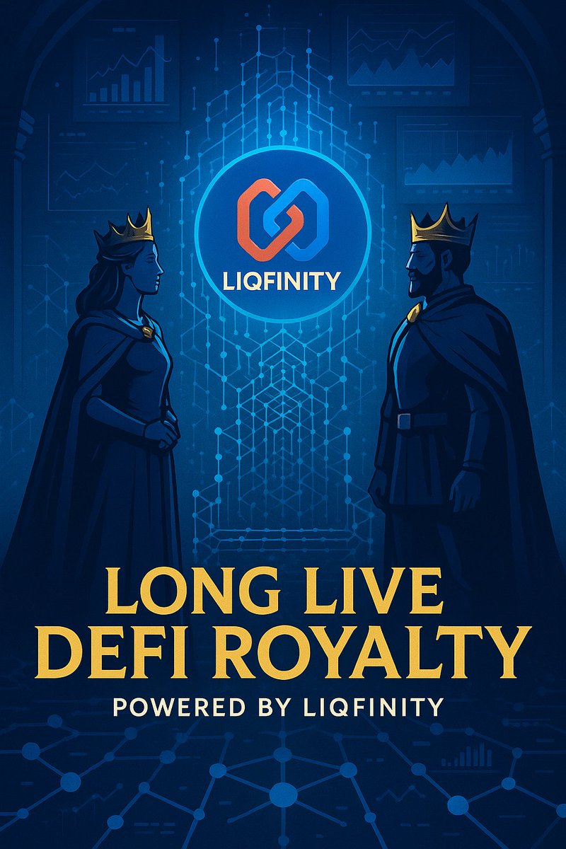 airdropmavin's tweet image. Kings build kingdoms.
Queens move empires.
@liqfinity commands the DeFi throne.
A new week begins.
The best chapter is still unwritten.
Let’s build the future.
Happy New Week Defi warriors