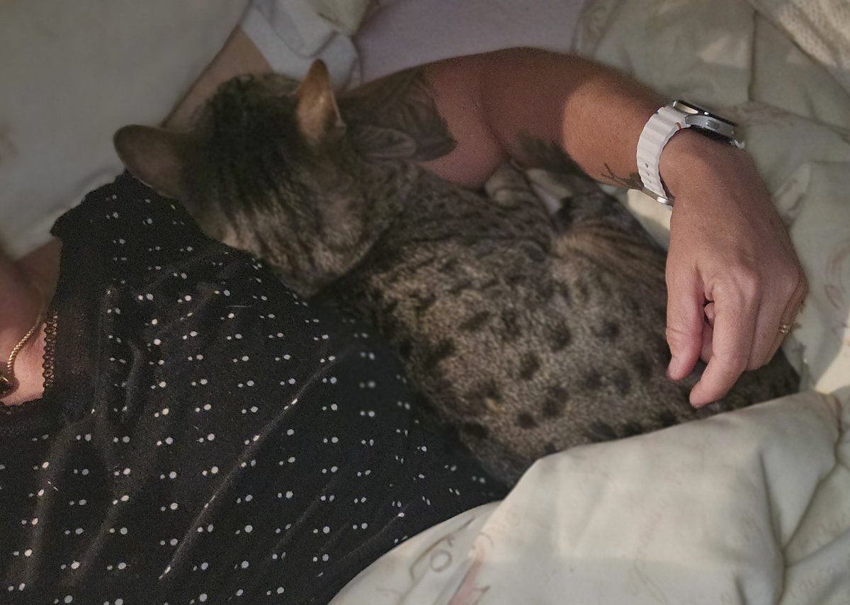 Woke up with an Eva in my armpit again.