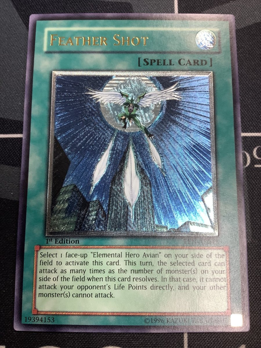 【遊戯王】フェザーショット 旧アジアレリーフ【PSA9】 ENNDAL_TCG on X: