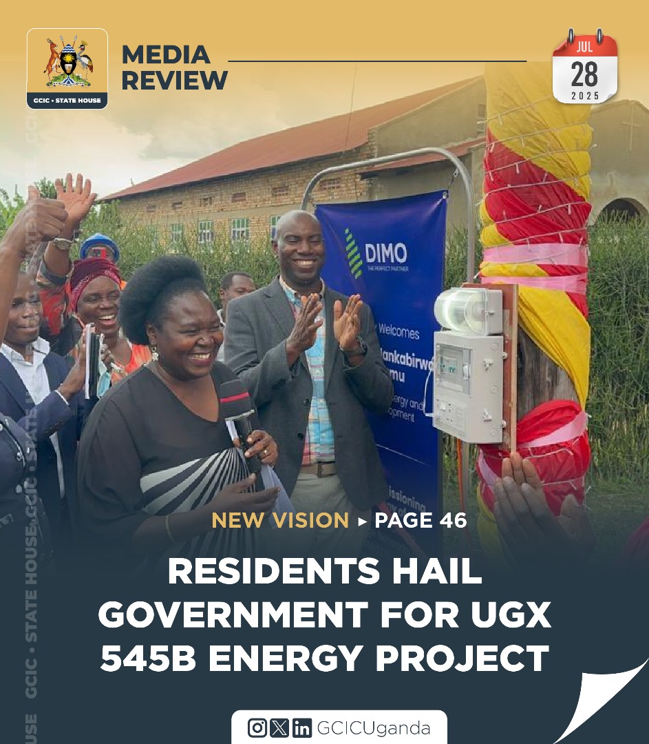 GCICMediaReview's tweet image. Beneficiaries of the UGX 545B LEGS project praise Government for the positive impact in their Districts.
media.gcic.go.ug/2025/07/28/med…
#GCICMediaReview