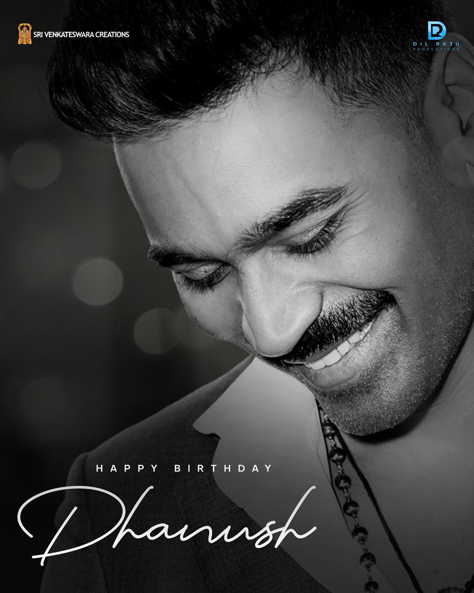 Wishing the incredibly talented and versatile actor <a href="/dhanushkraja/">Dhanush</a> garu a very Happy Birthday! 
#HappyBirthdayDhanush