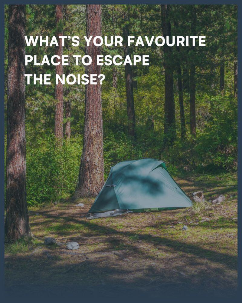 When was the last time you experienced true silence?

Share tips for finding your personal oasis!

#health #noise