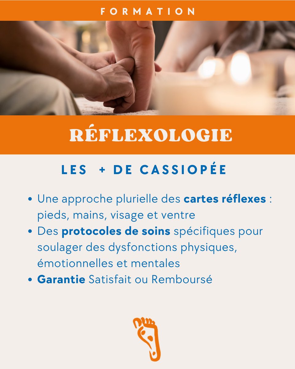 espacecassiopee's tweet photo. FORMATION METIER - PRATICIEN EN REFLEXOLOGIE

Vous avez envie d'accompagner pour favoriser l'autorégulation et l'équilibre psychologique ?

Inscrivez-vous à la prochaine rentrée de la formation Praticien en Réflexologie.

📅3-5 octobre
🔗Renseignements : https://t.co/X55oa9Ipf2 https://t.co/4sTZ4QR7JV