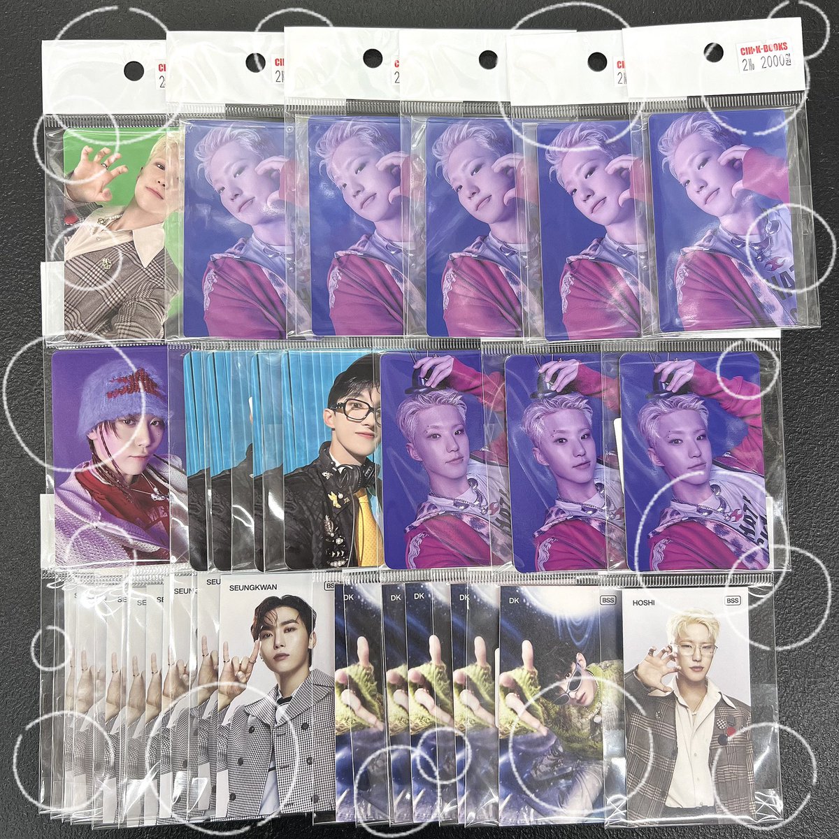 CIHSHOP_KPOP's tweet image. 《#CIHSHOP_KPOP 입고 소식》

💌
#세븐틴 #SEVENTEEN #BSS

세븐틴 부석순 포토카드 입고되었습니다 (＞人＜;)

📢 포토카드, 응원봉, MD 등 굿즈 매입 중 ❤️‍🩹