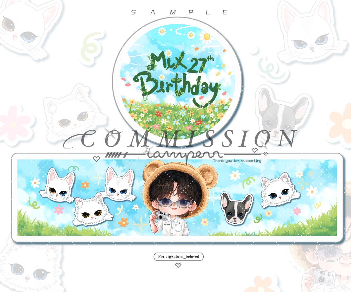 iampercms's tweet image. 🧸SAMPLE : สเกลจิบิครึ่งตัว(สตก.แปะกระปุกยาดม)
——————————————————————

• commission 
(Illustration by : iamperr )
——— Thank you 🎀✨
#iamperrCMS