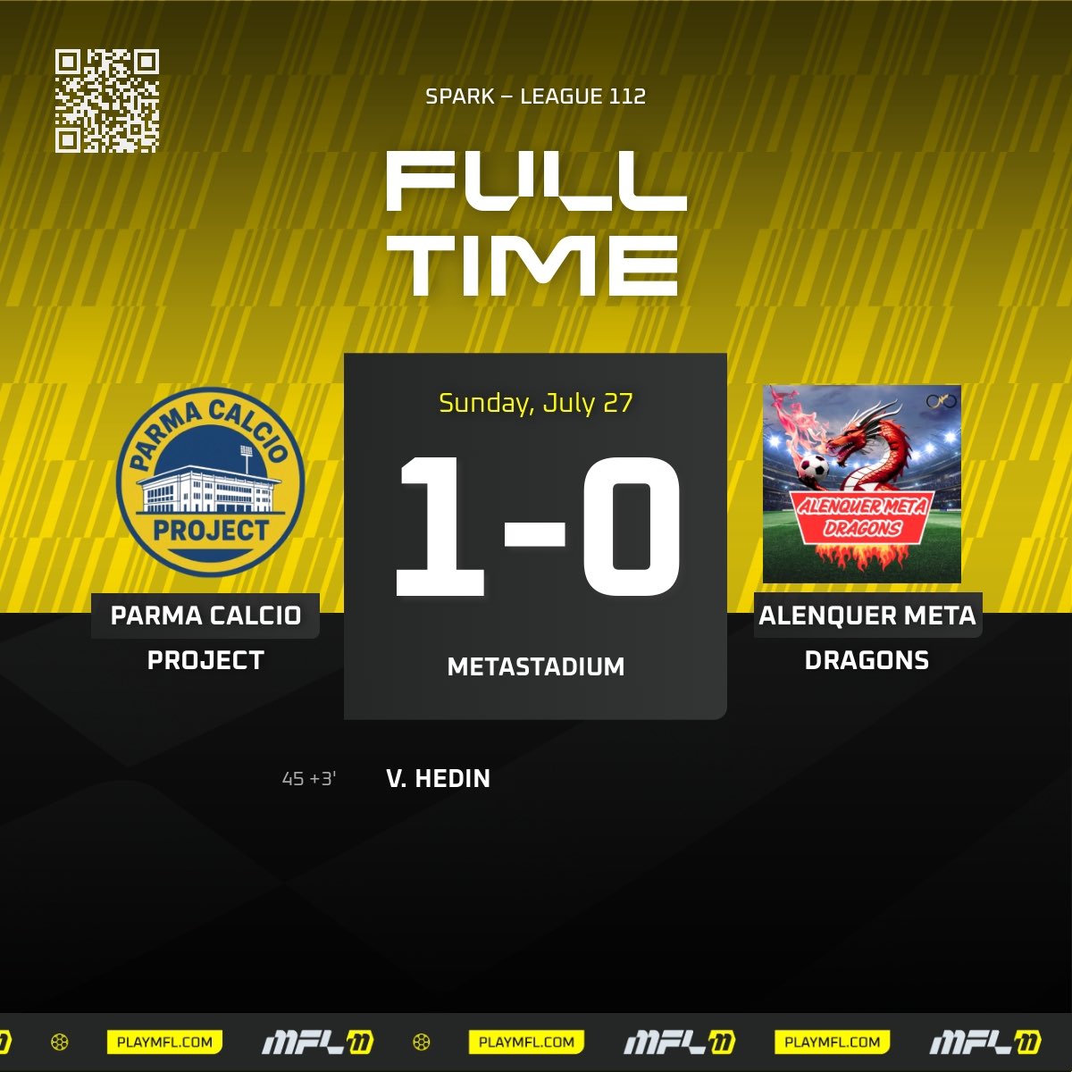 sorare_miguel's tweet image. 4 giocate, 4 vinte ! 🔥 
Gustiamoci il momento!
Intanto stasera si comincia con la coppa! 🏆

4 plays, 4 wins!🔥
Let&apos;s savor the moment!
Meanwhile, tonight we start with the cup!🏆

@playMFL #playmfl #mfl #sparkleague #parma #parmacalcio