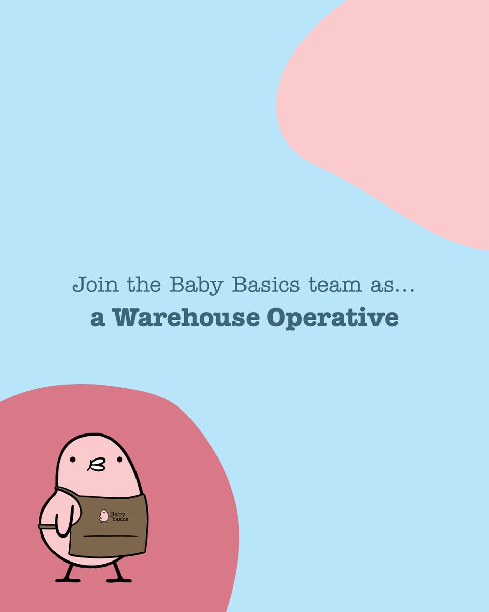 Baby Basics (@babybasicsuk) on Twitter photo Baby Basics are hiring!
Want to join a friendly team? Think you would be a good fit as a Warehouse Operative? Apply now before our closing date Friday 1st August 2025 📝 
Find out more about the role and how to apply here - baby-basics.org.uk/new-job-post-a…
#BabyBasicsJobs #CharityJobs Baby Basics are hiring!
Want to join a friendly team? Think you would be a good fit as a Warehouse Operative? Apply now before our closing date Friday 1st August 2025 📝 
Find out more about the role and how to apply here - baby-basics.org.uk/new-job-post-a…
#BabyBasicsJobs #CharityJobs