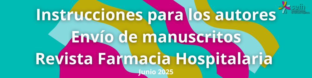 📢  ¡Nuevas normas de publicación en Farmacia Hospitalaria!

Consulta aquí las novedades:
🔗 revistafarmaciahospitalaria.es/es-guia-autore…

@SEFH_ #RevistaFarmaciaHospitalaria #IA #PublicaciónCientífica #SEFH #FarmaciaHospitalaria