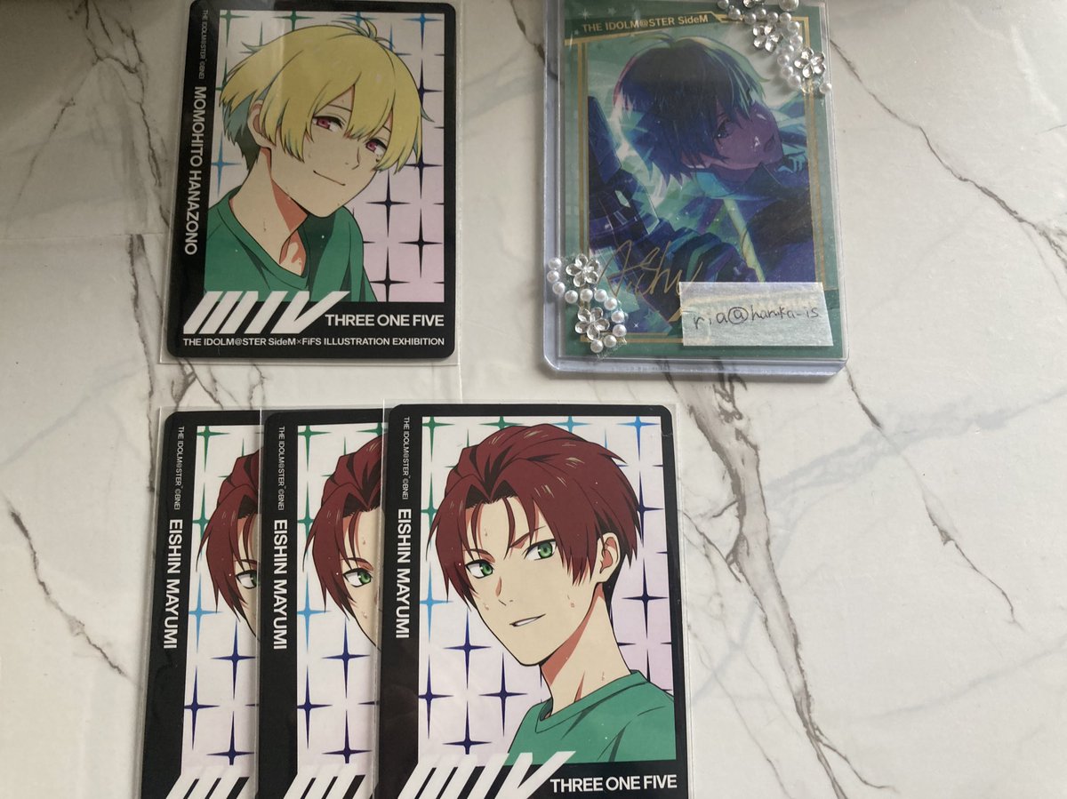 haruka_is's tweet photo. 【交換】アイドルマスター SideM FiFS展 トレーディングカード 表情

譲）画像のもの

求）同異種　秀または九郎

交換優先
郵送交換のみ
お気軽にお声がけください。 https://t.co/h4w3CP1gL7