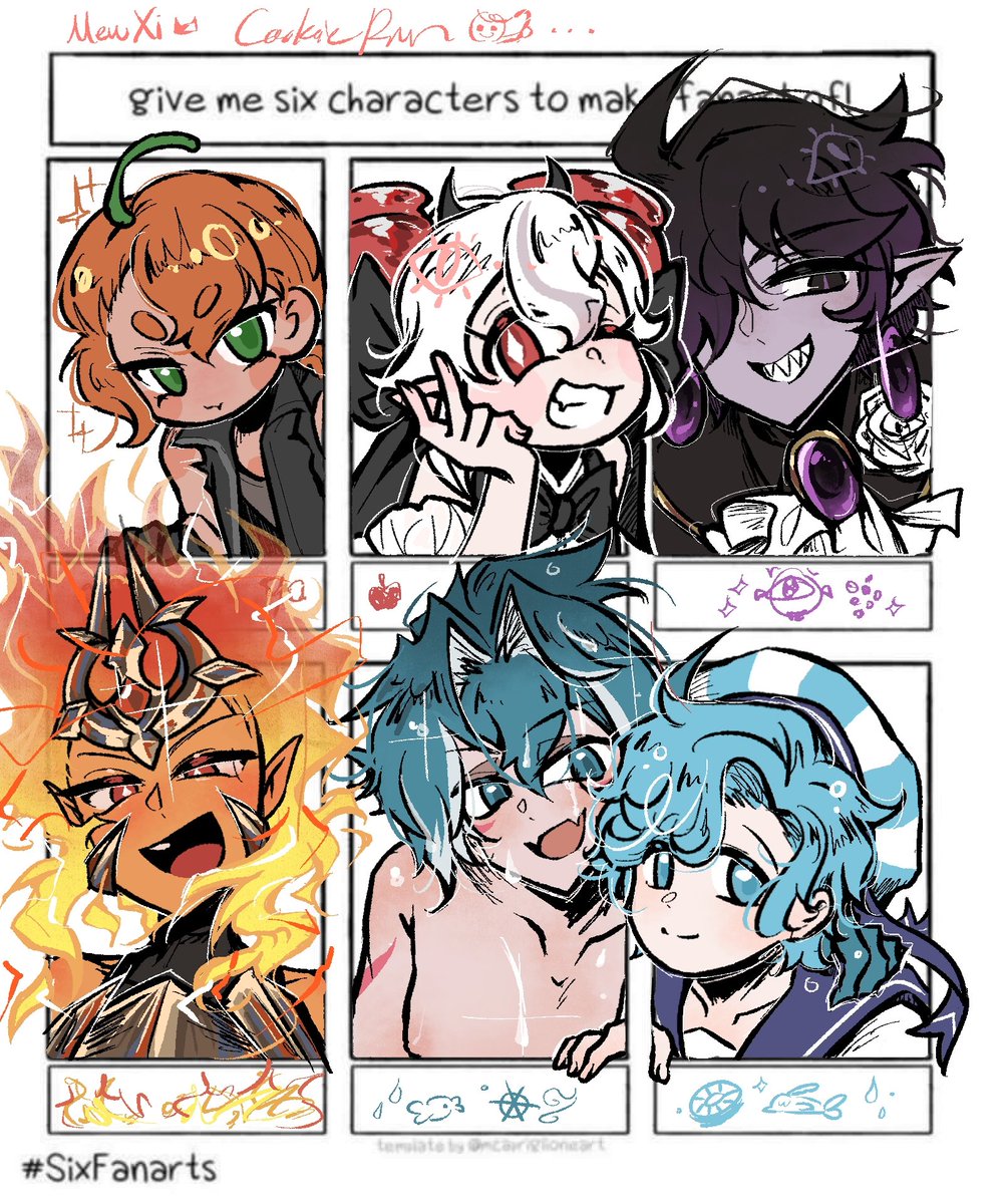 MewMew_Xi's tweet image. #cookierun 🌶️🍎🍇🔥🦈🐚
