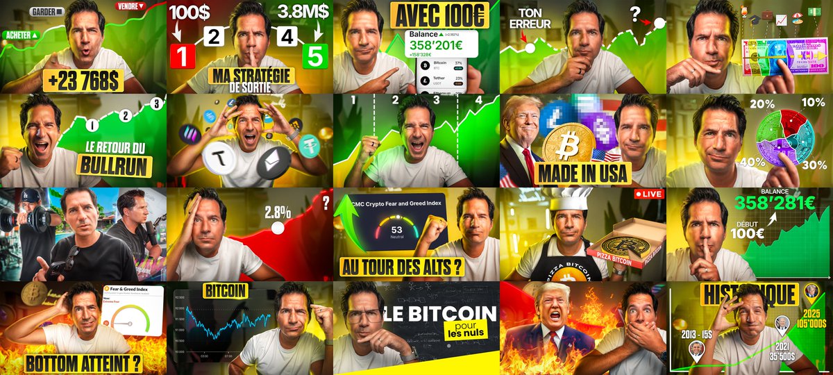 +150 thumbnails for this client since the start of the year ✅

Here is a Best Of ⤵️