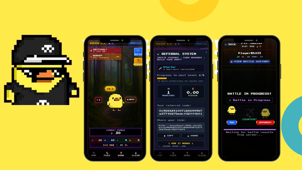 Want to be an early user of Madchicks mobile game? 

The native OG NFTs of the Somnia network are coming to life. 

Take good care of your character as it earns you Chick tokens. 

If you want to be among the OG players, join our Telegram server: t.me/madchicksoffic…

Gsomnia