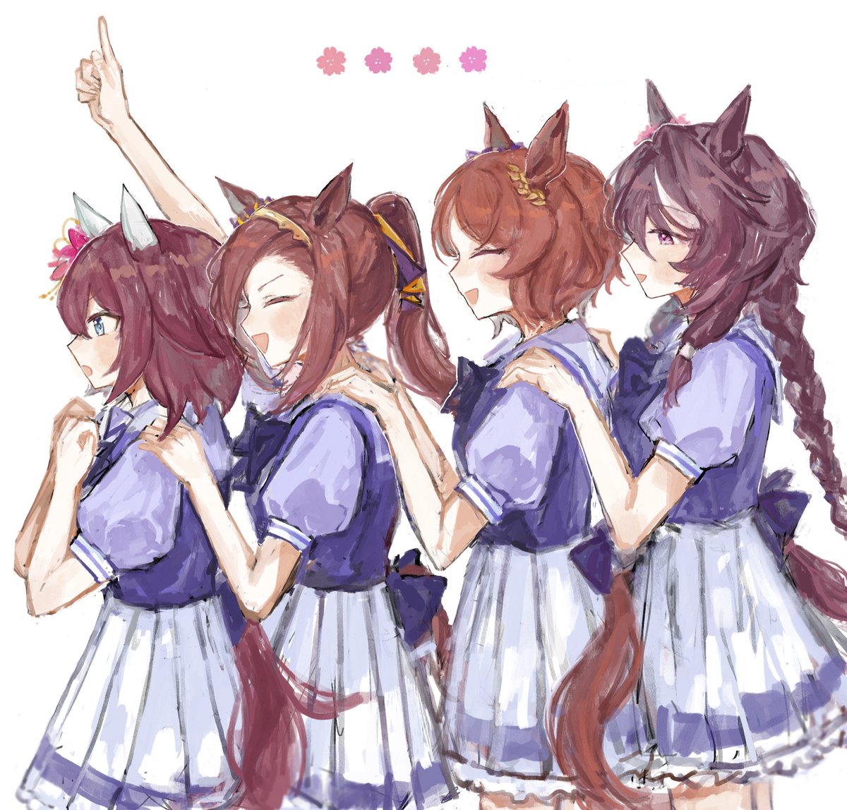 i_du63's tweet image. サクラ列車出発！🌸🌸🌸🌸