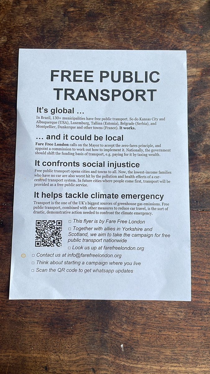 _pasttense_'s tweet image. Fare Free - Campaign for Free Public Transport across London
@FareFreeLondon