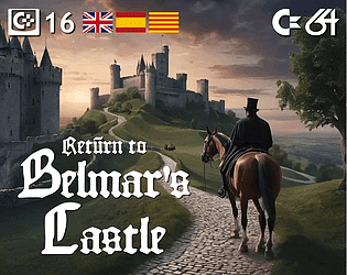 SpectrumAndRet1's tweet image. Return to Belmar's Castle -C64-: Fantástica aventura texto para el C64. spectrumandretronews.es/2025/07/return…
