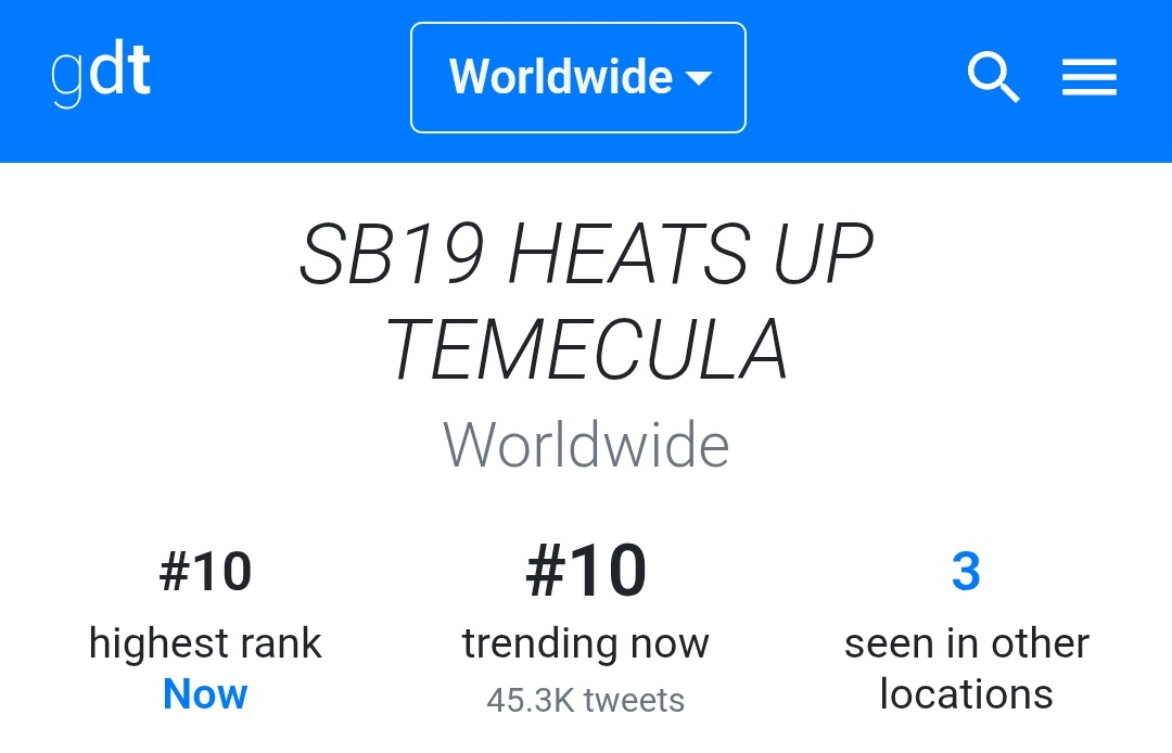SoundBreakPH's tweet image. AS IT SHOULD!! pasok na sa TOP 10

Ganda ng pa drone 😍

SB19 IN TEMECULA SKIES
SB19 HEATS UP TEMECULA
@SB19Official #SB19
#SaWWorldTourTEM 
#DroneShowforSB19