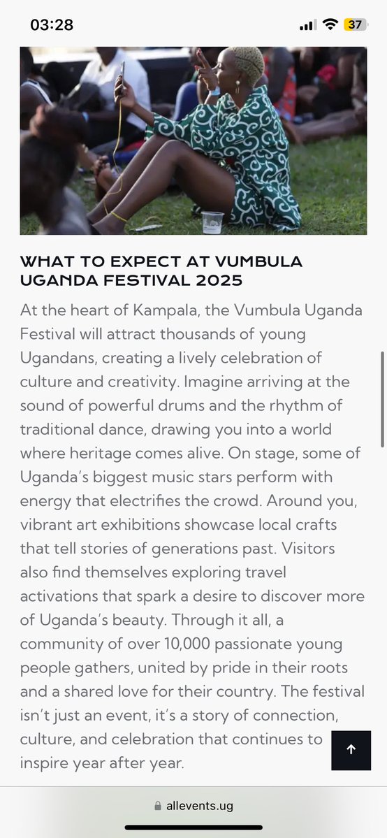 Vumbula_Uganda's tweet image. Here is what to expect the upcoming #VumbulaUgandaFestival.
📍Ndere Cultural Centre.
