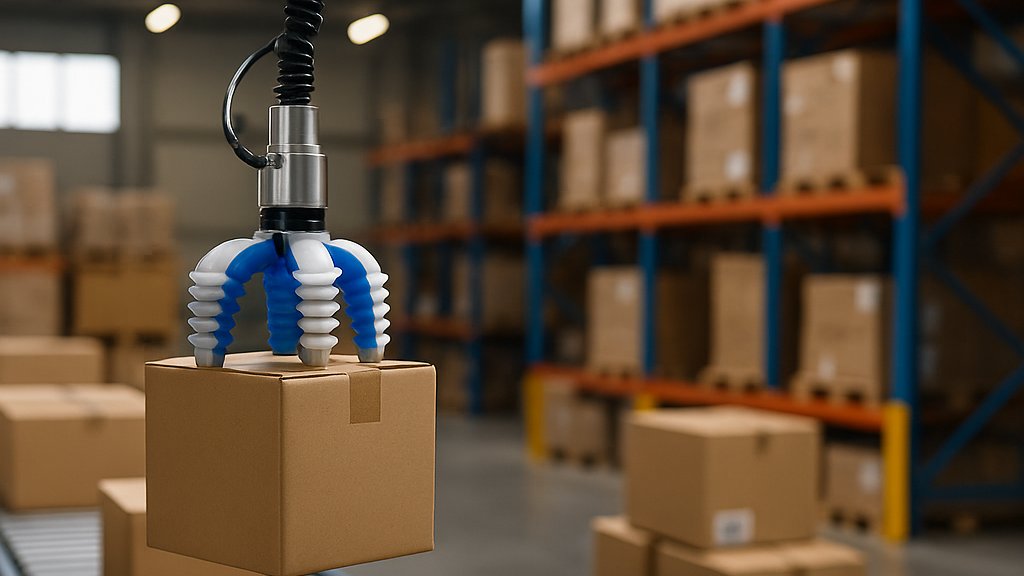 SoftmakerI59062's tweet photo. Soft robotics is revolutionizing packaging &amp; sorting in logistics. With its flexibility and adaptability, it enhances efficiency, handles fragile goods, and improves throughput. Learn more about Somarics’ role in the future of logistics!
#logistics #SoftRobotics https://t.co/e2DoaFG9XX