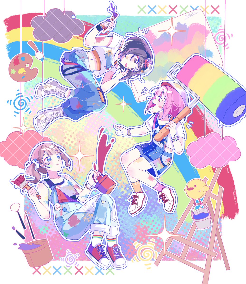 lissy1508's tweet image. Art trio ☆