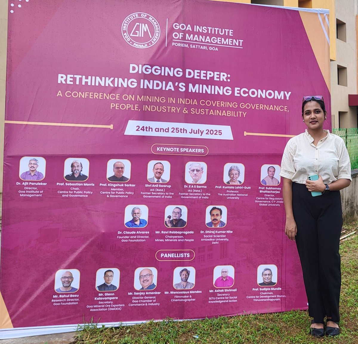 CSEP_Org's tweet image. .@TanimaPal14 presented @CSEP_Org's upcoming copper report, "Navigating through the Demand and Supply Gap," at the National Conference on Rethinking India’s Mining Economy, hosted by @GIM_Sanquelim's Centre for Public Policy &amp;amp; Governance. #copper  #researched #India