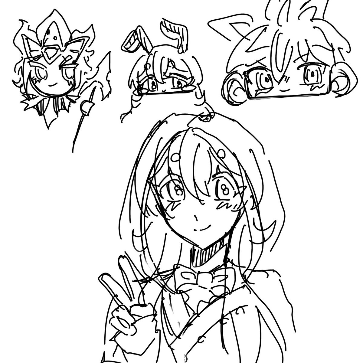 CH4d_2's tweet image. しゅんさんに描いてもらたやつ