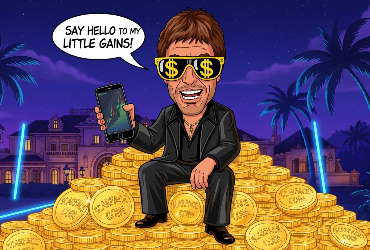 KingJugg67's tweet photo. When You hit a 10x and start talking like itโs 1983 Miami ๐ฐ๐ #SayHelloToMyLittleGains #ScarfaceCoin #MemeCoinSeason #CryptoDegens #AltcoinLife #TonyMontanaVibes https://t.co/mYjIVgs2my