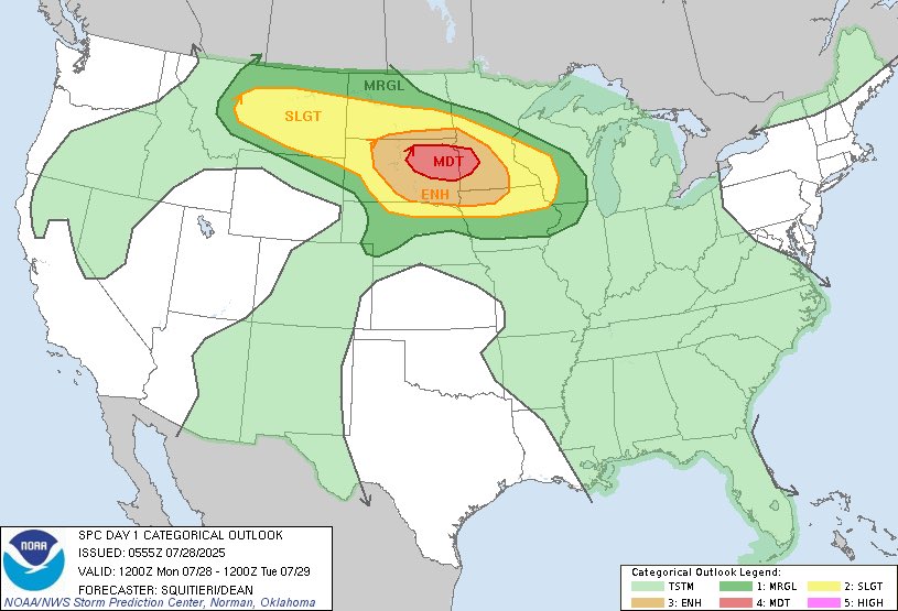 chazzzwx's tweet image. a derecho is possible in the Northern Plains today with winds 80-100 mph. mainly across south dakota. stay alert!!! π¨β οΈ
#wxtwitter #mnwx #sdwx