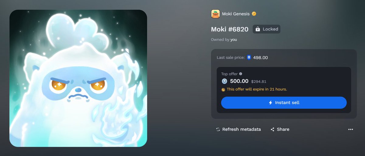 zhuyuanron's tweet image. my feed’s been full of Moki price pump tweets all week, are we seeing the #MokuEffect again? ✨
Moki Genesis is honestly one of my all-time fav NFT collections and definitely the one I’ve aped into the most since 2024.
back when the very first no-loss Lucky Draw raffle on…