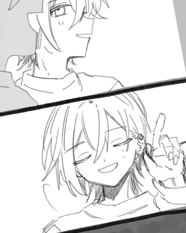 kon_iromaru's tweet image. 幽不A初描き祭り✎️ꪑ