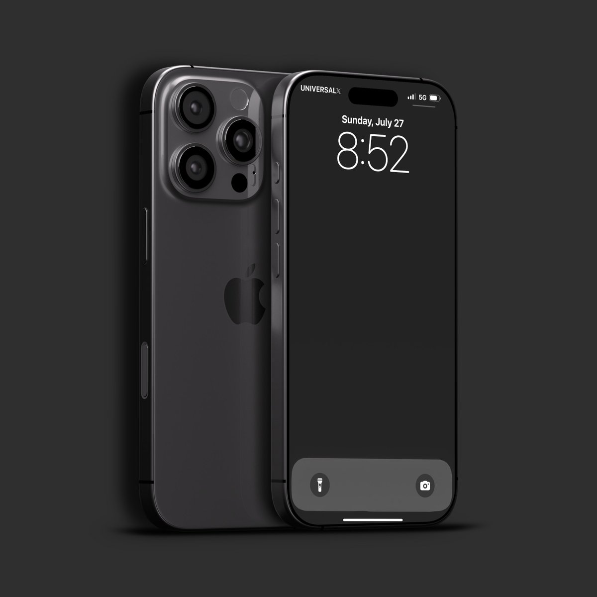 Universal4karts's tweet image. New Lock Screen minimal design 📱
