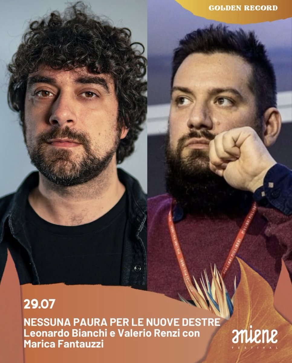 valeriorenzi's tweet image. Domani all’Aniene Festival con @captblicero parliamo delle cose di cui scriviamo: