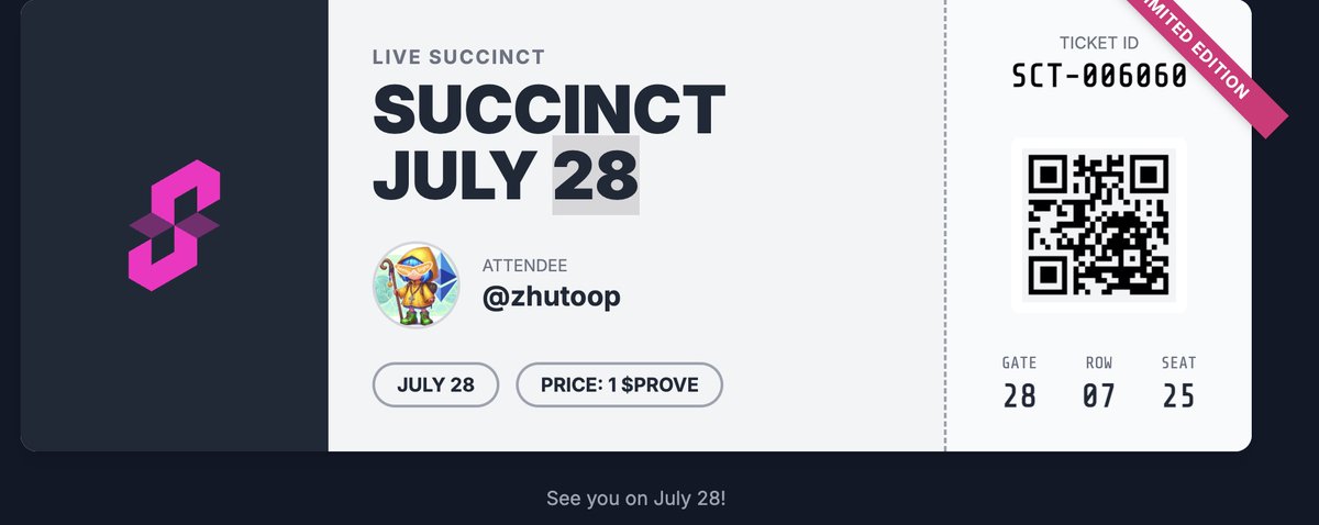 succinct-ticket.vercel.app
今天你们领票了吗  <a href="/SuccinctLabs/">Succinct</a>