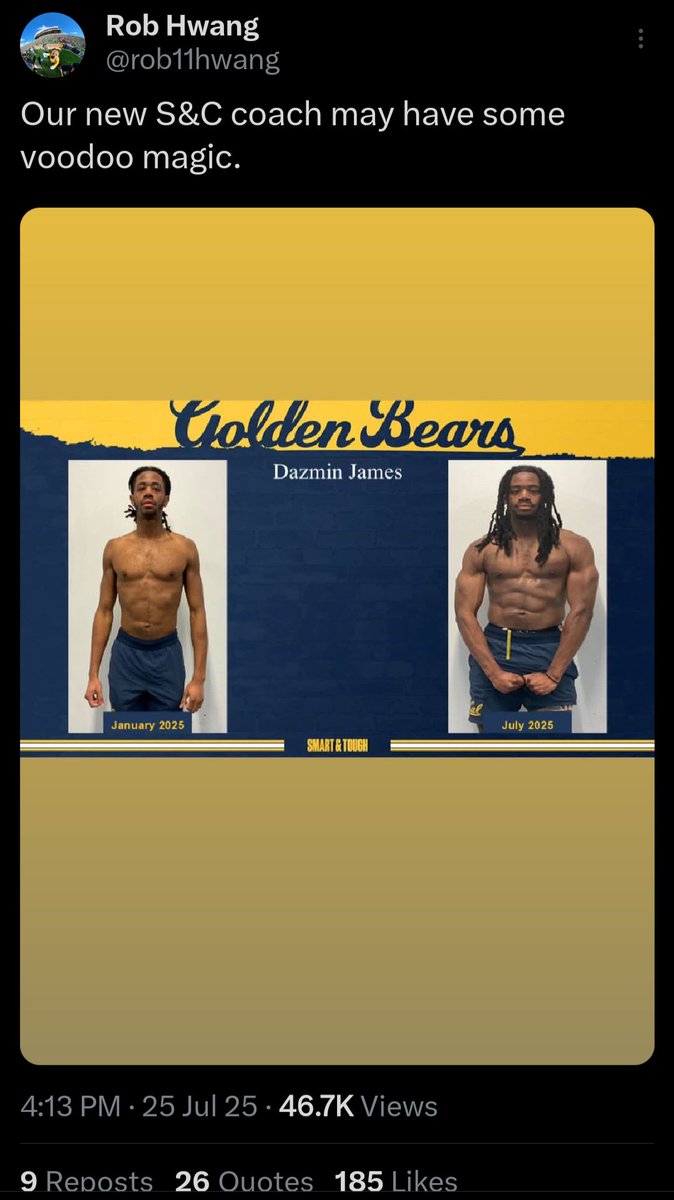 Cal Burner Hall of Fame tweet media