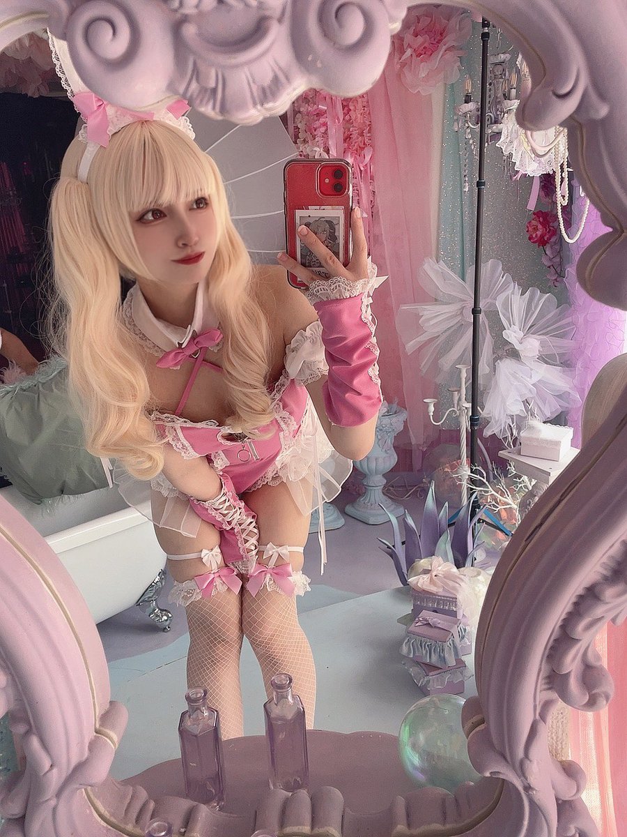 lil_smtk's tweet image. ピンクのバニーちゃん🐰