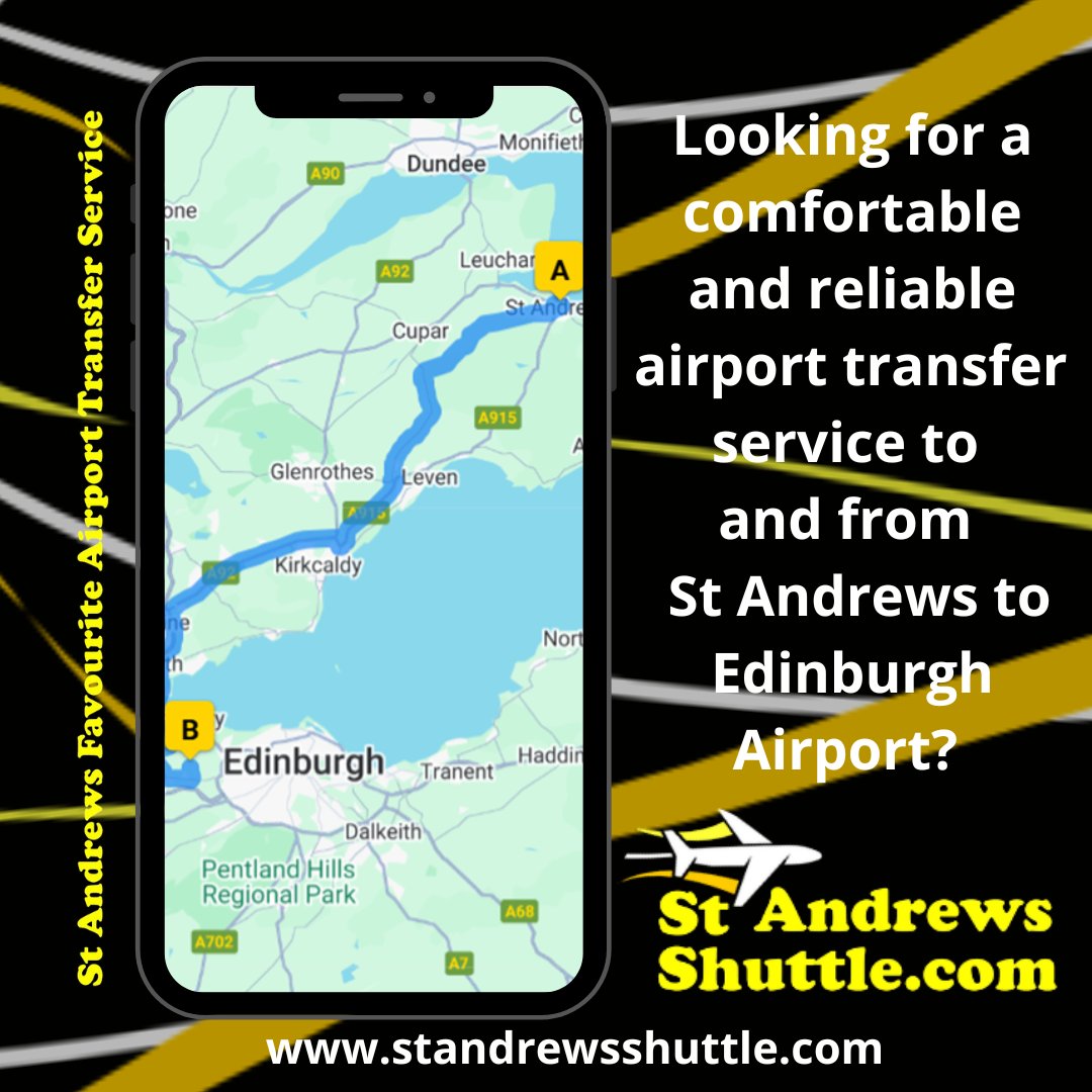StAShuttle's tweet image. Looking for a comfortable and reliable airport transfer to St Andrews from Edinburgh Airport &amp;amp; back again? 
If so, contact us on info@standrewsshuttle.com for private and shared transfers.
#airporttransfers #standrews #edinburghairport #doortodoor #customerservice
@welcometofife