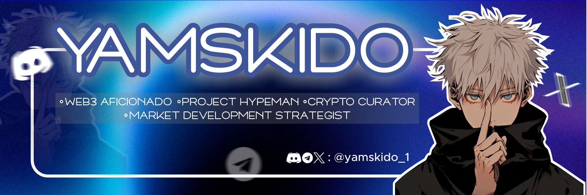 GM CT💙

 I’m Yamskido, a Web3 growth expert, project promoter, and KOL.

I help new or quiet crypto projects get seen, grow fast, and build real trust.

If you’re working on something solid, let’s grow it together and put it in the spotlight.

#Web3 #NFTs #DeFi
