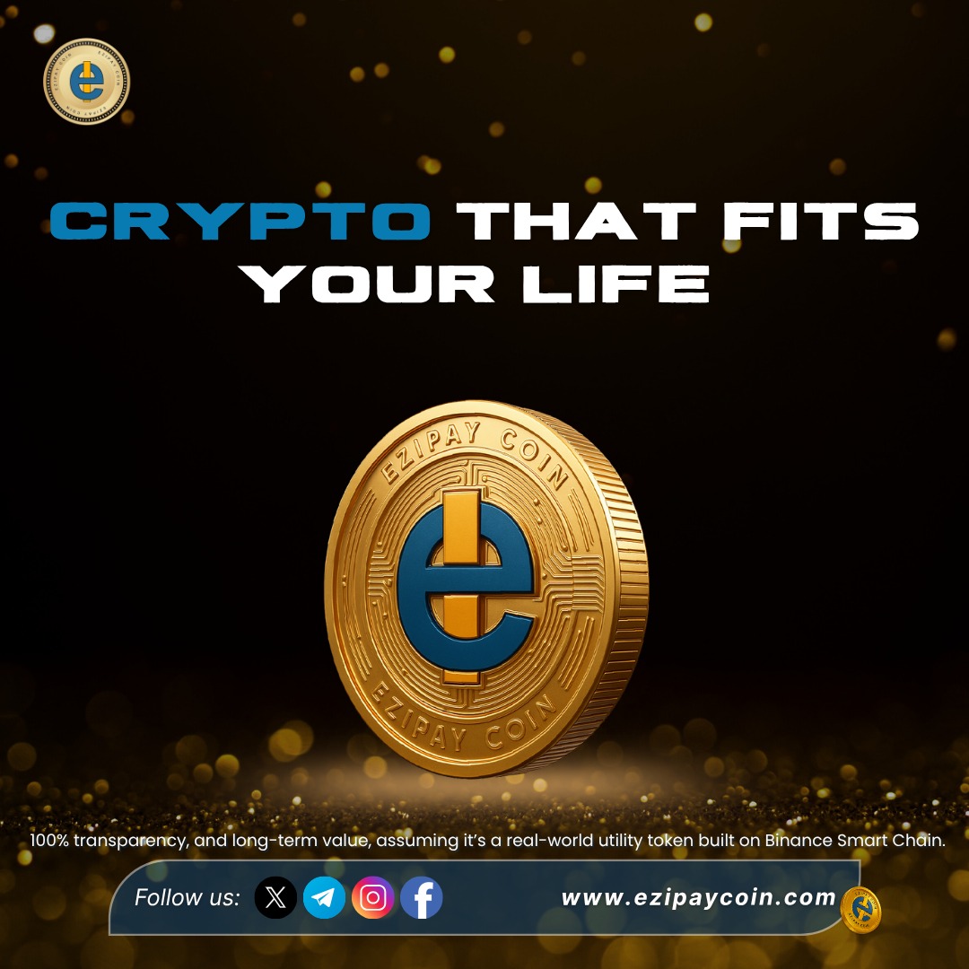 EzipayCoin's tweet image. EZiPay Coin – Crypto that fits your lifestyle.
Secure, transparent, and built for real-world utility on Binance Smart Chain.

Join the movement at ezipaycoin.com

#EZiPayCoin #CryptoMadeSimple #BlockchainUtility #BinanceSmartChain #CryptoForLife