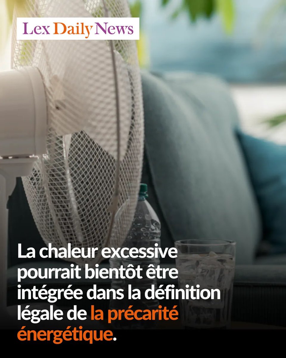 📌 ACTU : Un tiers des logements français deviennent des « bouilloires thermiques » en été. Une proposition de loi transpartisane déposée le 11 juillet 2025 vise à intégrer cette chaleur excessive dans le DPE et renforcer les droits des occupants : lexdailynews.fr/logement-vers-…