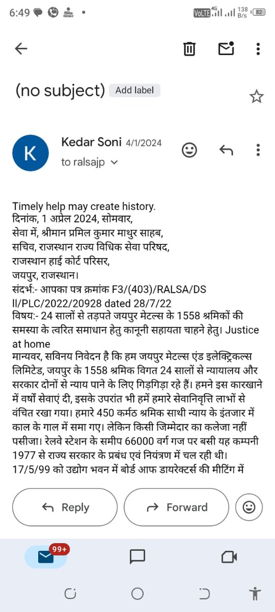 OmPraka05925377's tweet photo. @induprakas57966 @GGosfm13009 @PuranMe61571380 @BhajanlalBjp @Ra_THORe @RajCMO @DrGopal_Sharma Nclt मे फर्जी बैलेंस शीट के दम पर एक सरकार के उपक्रम और उसके सहायक राज्यकर्मियो को कैसे दिवालिया केस में फँसा रखा हैl alchemist समझौता करता नहीं सरकार से,तो क्या वो तो पूरा जयपुर मांगेगा तो सरकार उसको पूरा जयपुर दे देगी क्याlमेटल के नेताओ, आर पी और alchemist का फर्जी खेल खत्म करो https://t.co/oWEzHBcvv2
