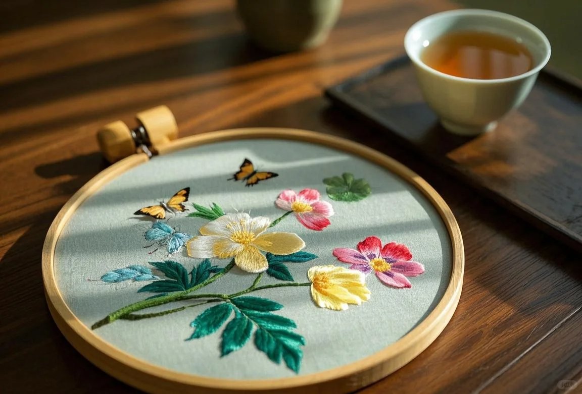 wang15465652733's tweet image. Discovering Shu embroidery at the market—this traditional craft is truly amazing! 👏
#ShuEmbroidery #IntangibleCulturalHeritage #China'sFourFamousEmbroideries