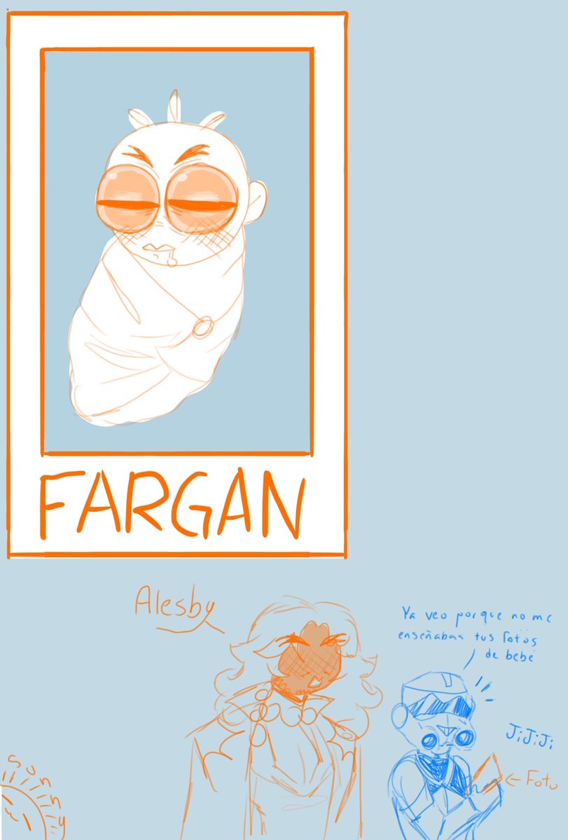 l_lMsSunnyl_l's tweet image. Fargan detesta sus fotos de bebé 🤣🧡🧡