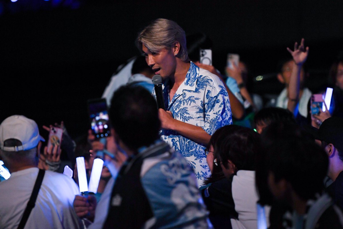 🤍 #ジュビロデー 🩵 「エンディング」では、選手を代表して渡邉選手