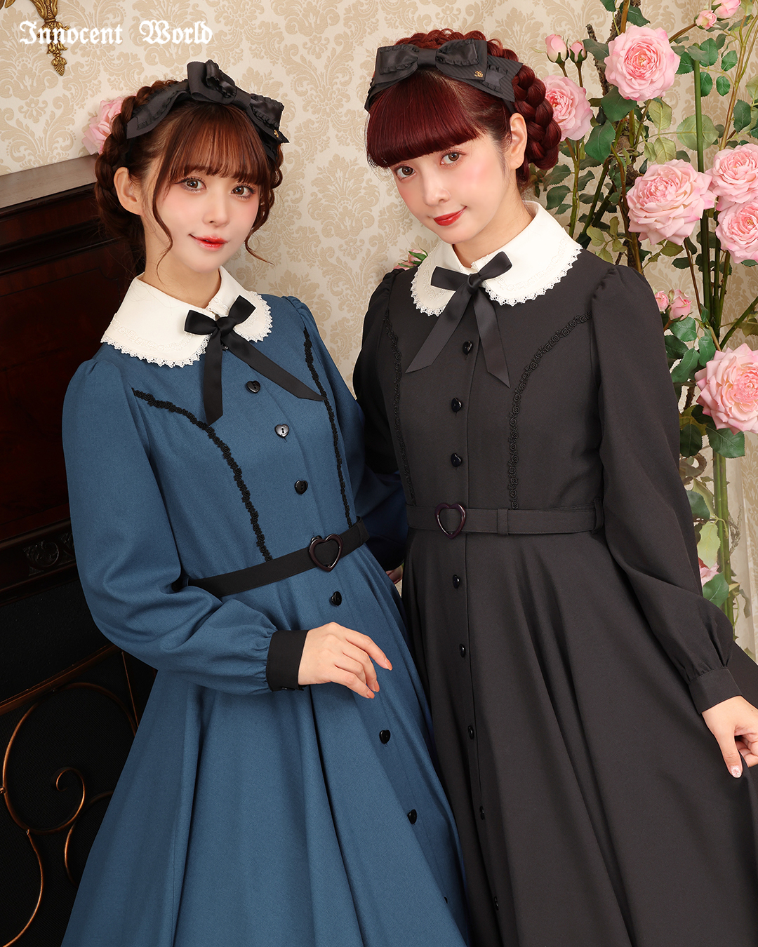 イノセントワールド ワンピース Innocent World｜ホワイトローズワンピースWhite Rose Dress