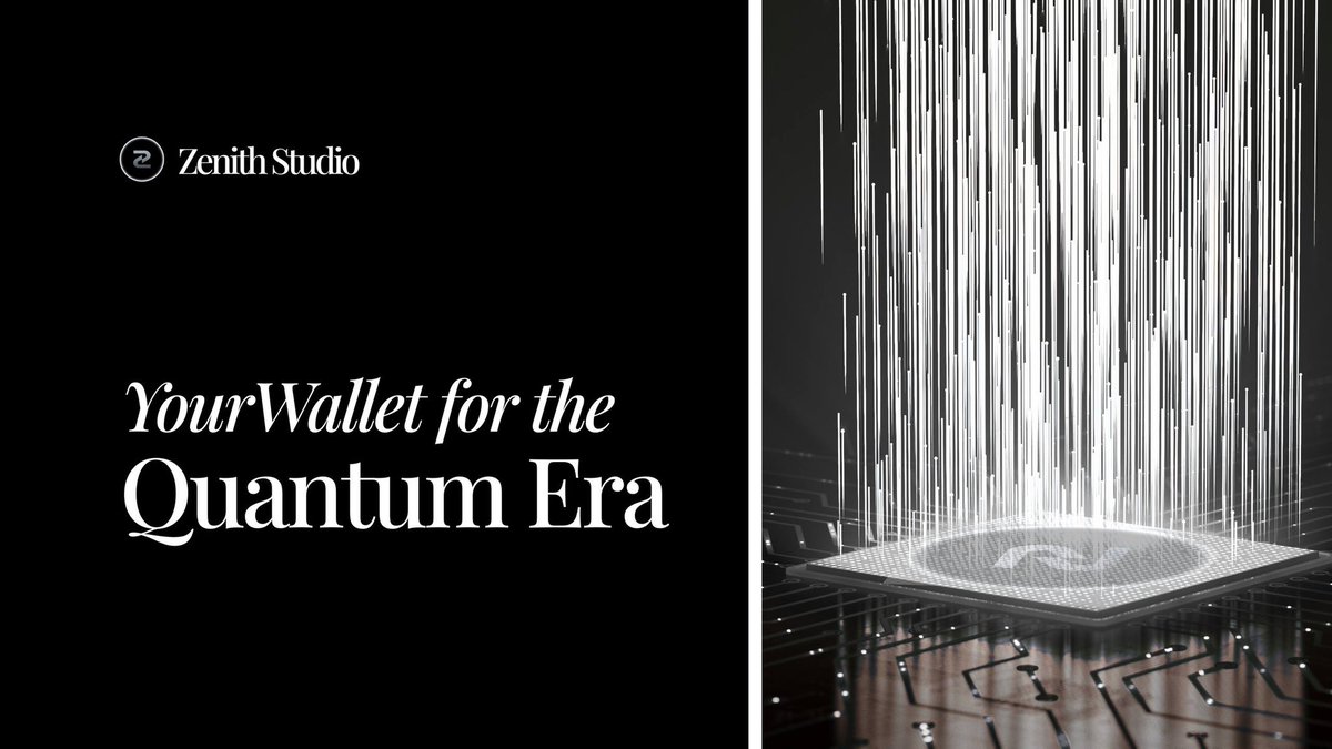 Most wallets focus on now. We’re already thinking ahead.

Quantum computers aren’t science fiction anymore, they’re coming. 

And when they do, today’s security won’t be enough.

That’s why Zenith is building a wallet that’s ready for the next era, not just Web3 as we know it,