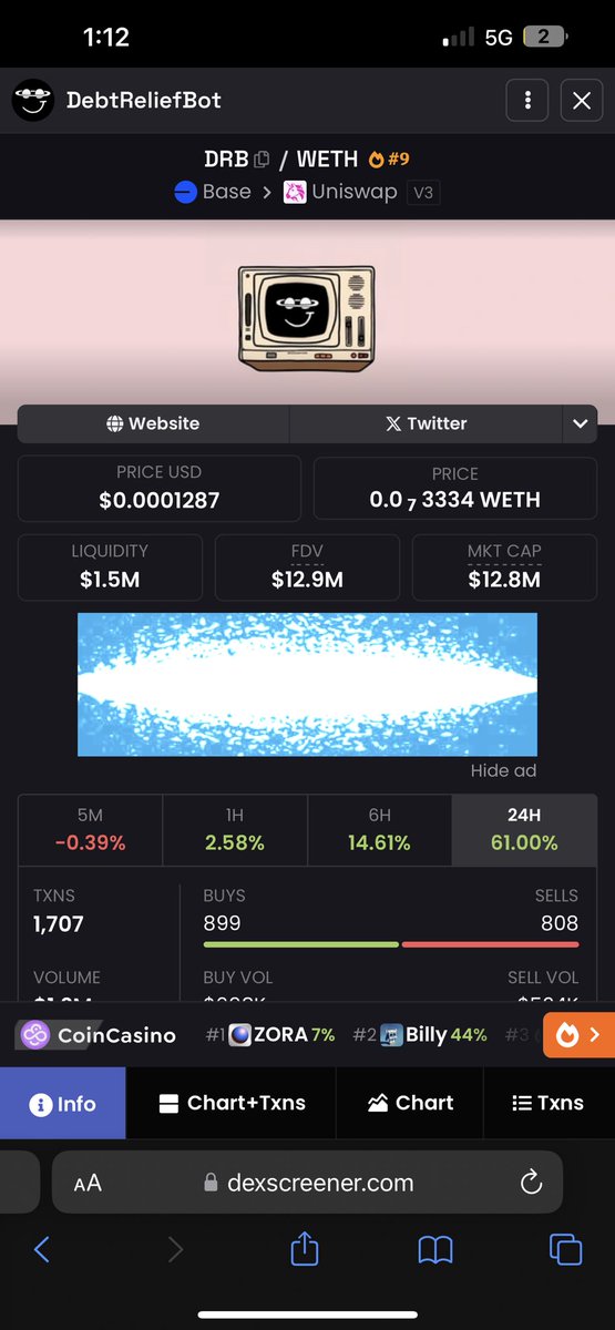 infinite4722's tweet image. $DRB gradually heading to where it should be 👀