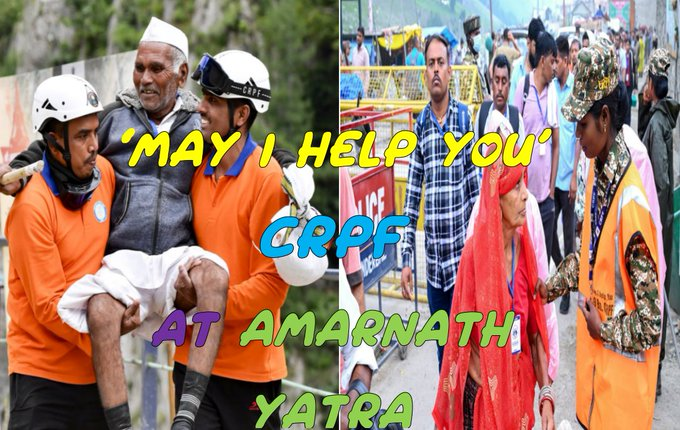 The #CRPF is committed to safeguarding pilgrims making their way along the sacred Baltal route during the #ShriAmarnathJiYatra2025. 

#ArjunChakravarthyTeaseray  #MondayMotivation #OperationSindoor #WorldHepatitisDay 4K ETH #TejRan  DeFAI Indian IT #dimpleyadav मौलाना साजिद