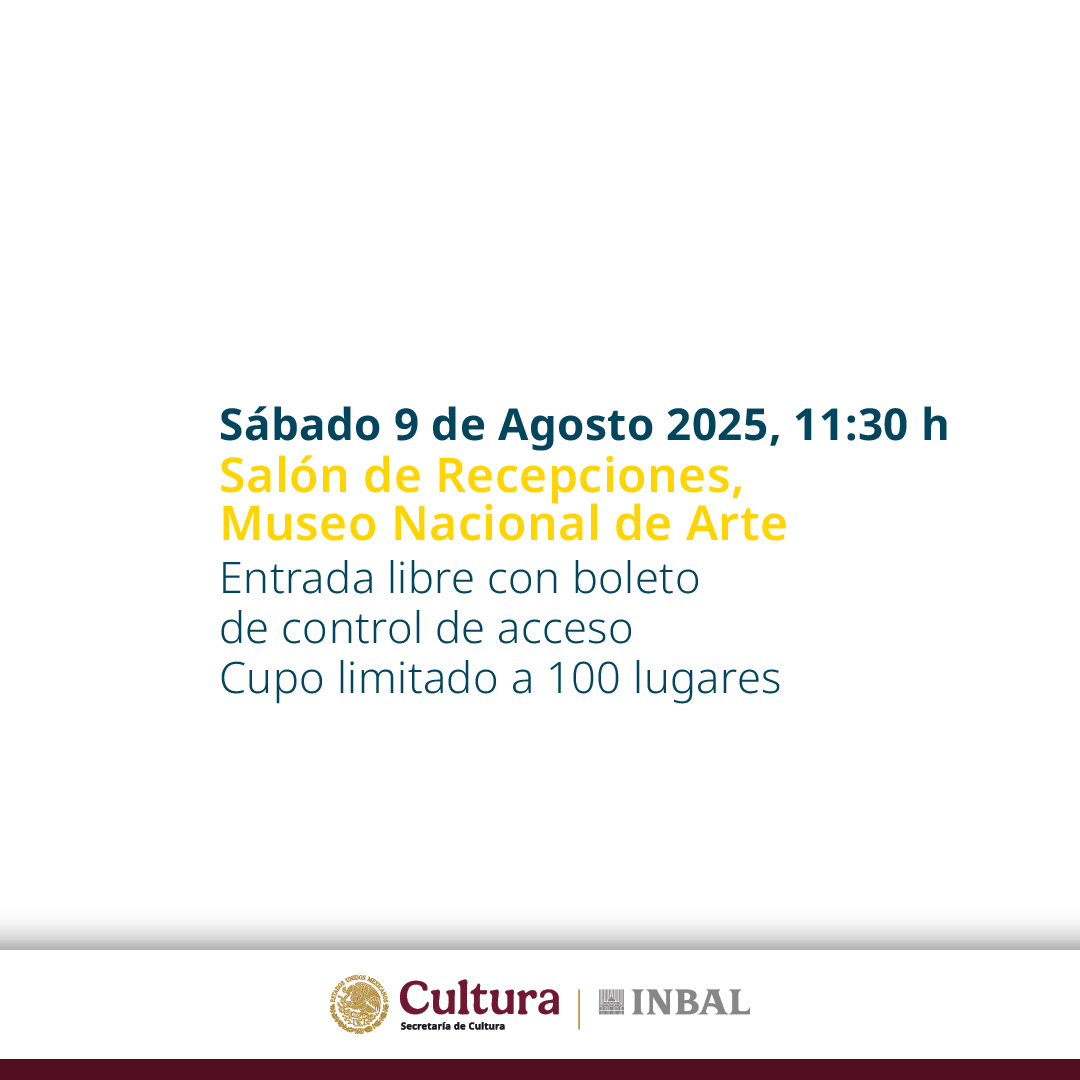 🎶 Este sábado 9 de agosto, 11:30 h: Retratos Sonoros en el MUNAL. Música y narrativa para honrar a grandes compositoras del pasado. Entrada libre.
#MúsicaINBAL #RetratosSonoros #MúsicaConHistoria #CDMXGratis #MujeresEnLaMúsica