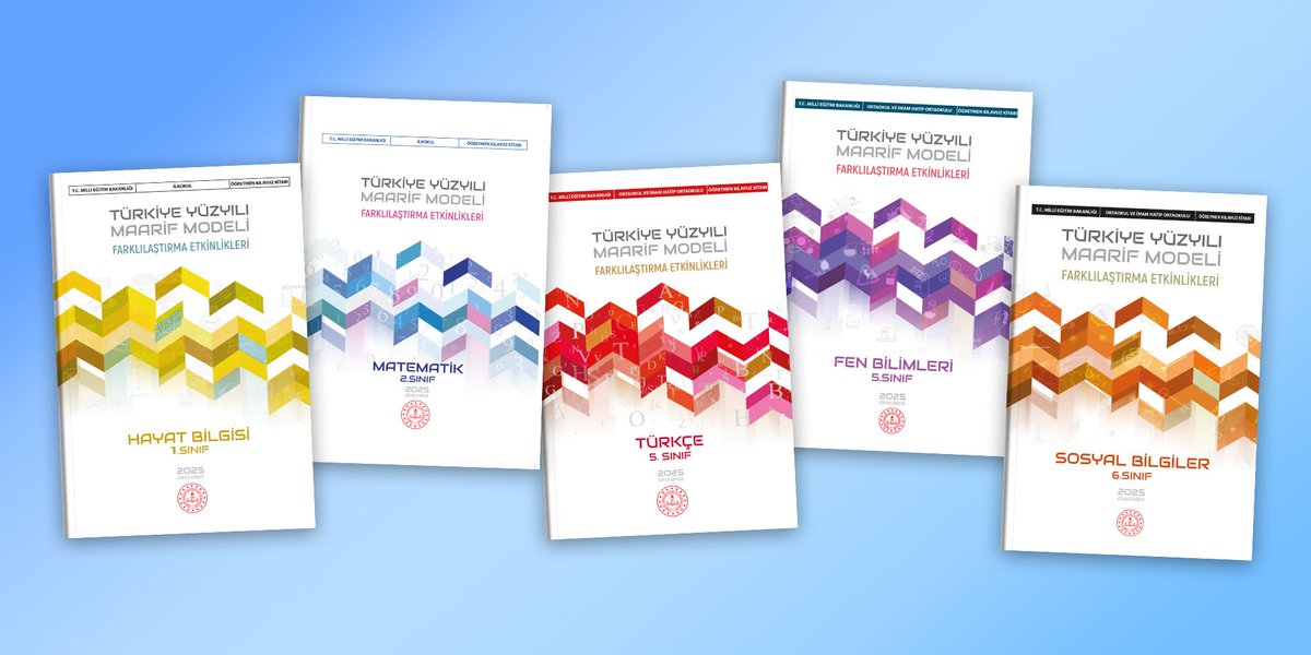 “Farklılaştırma Etkinlikleri Öğretmen Kılavuz Kitapları”, Yayımlandı  Türkiye Yüzyılı Maarif Modeli doğrultusunda, öğrencilerin bireysel farklılıklarını gözeterek öğrenme sürecini zenginleştiren ve kapsayıcı bir eğitim ortamı sunmayı amaçlayan çalışmalar kapsamında hazırlanan