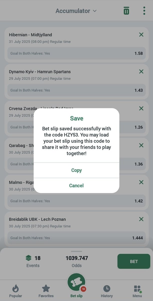 BettingTipsMan's tweet image. 1000 odds on @BetwinnerNg
*Goal In Both Halves*
Booking code: HZY53
Edited 50 odds: 39Z53
Register ➡️ bit.ly/3ZYIkKU
Use the promo code 'BTIPSMAN' to get a 100% welcome bonus