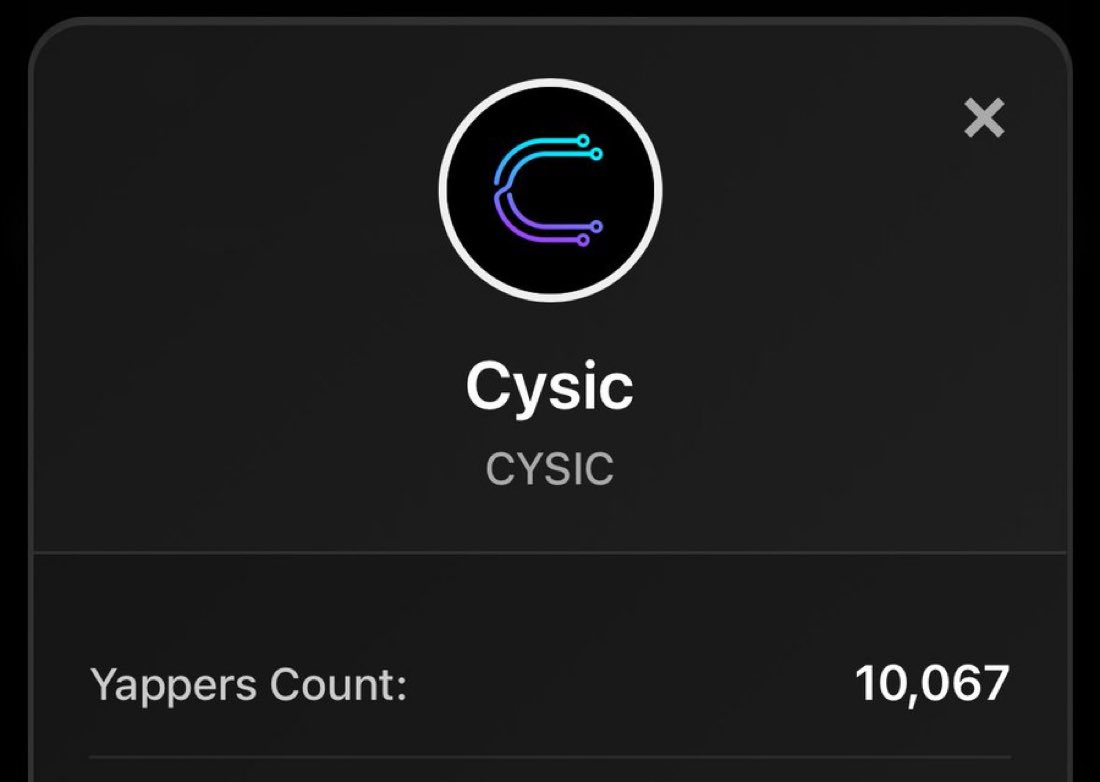 AnonVee_'s tweet image. There are now over 10k CYSIC yappers
%0.36 CYS supply will be shared among all yappers outside top 500
%0.18 CYS supply will be shared among the top 500 yappers
%0.06 will be shared among the chinese and korean yappers